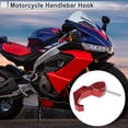 thumbnail image 2 of Gancho colgante para motocicleta, forma de dedo, soporte para casco y equipaje para scooters y bicicletas, rojo y negro, longitud de 68mm, 2 of 7