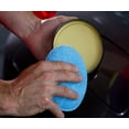 thumbnail image 4 of Microfibre Foam Wax Applicator Pads - Blue Sponges, 130x25mm, for Car Polish/Wax Application, Interior/Exterior Cleaning, 4 of 6