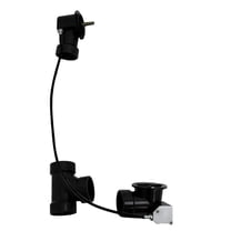 Westbrass 35" Cable Drive Bathtub Drain Kit with Sch. 40 ABS Fittings, Rough Only