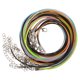 thumbnail image 1 of BRIGHTFUFU 10Pcs 60cm Parejas Collar Hombres Mujeres 1.5mm Fabricación de joyas Rebordear Elaboración Cuerda de cordón de algodón encerado con cierre (Color surtido), 1 of 1