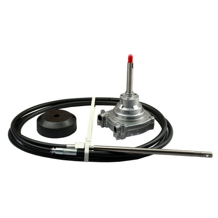 Helm Kit - Kimpex Non-Reaction Rotary Steering System w/Single Helm 14ft Cable & Bezel Kit #748812