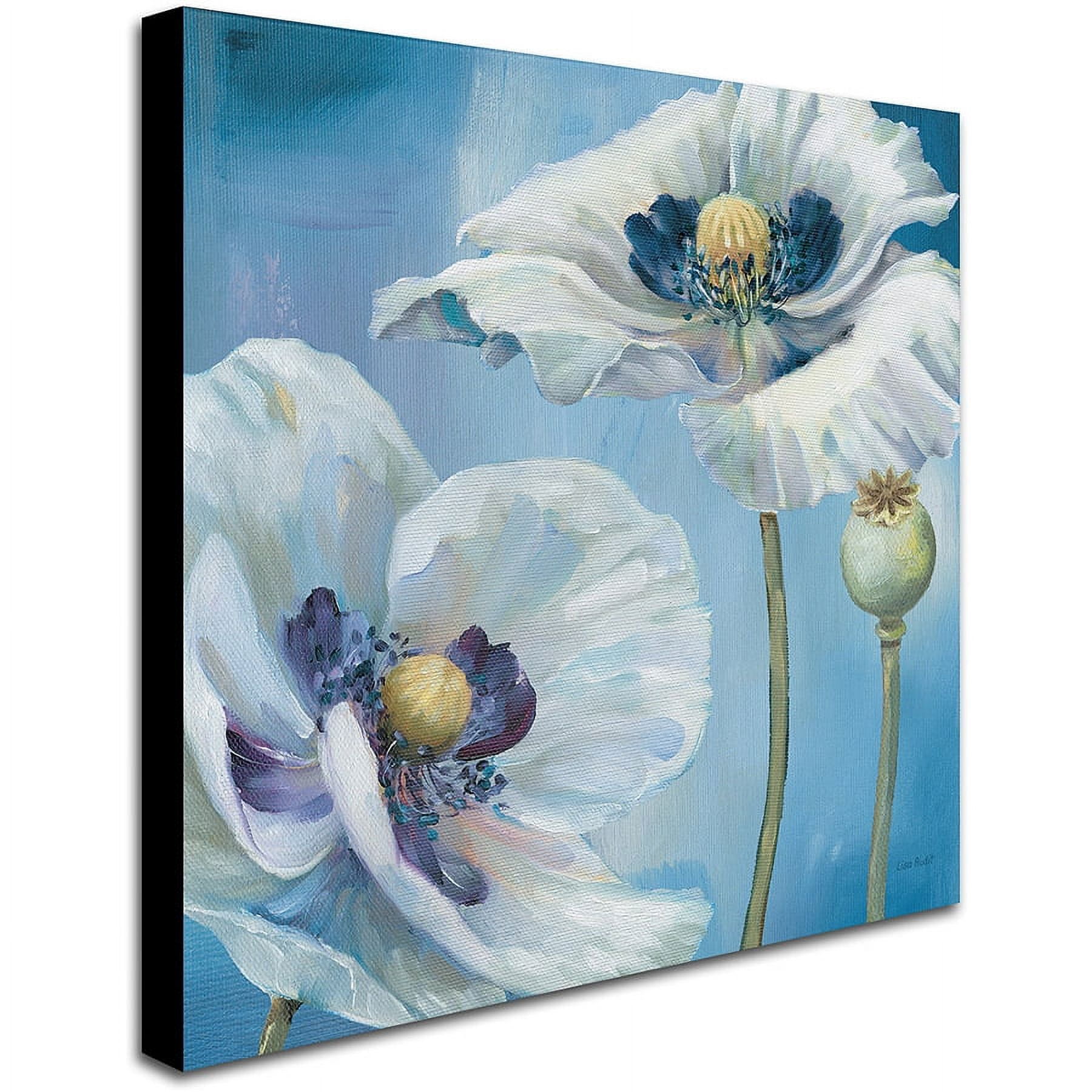 Trademark Fine Art "Blue Dance II" Canvas Art by Lisa Audit