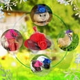 thumbnail image 6 of 1 Pieces Chicken Hats for Hens Tiny Pets Funny Chicken Accessories Feather Top Hat with Adjustable Elastic Chin Strap Rooster Duck Parrot Poultry Stylish Show Costum, 6 of 6