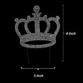 thumbnail image 3 of Coolest Bear Rhinestone Crystal Cake Topper "Crown", Silver, 3 of 3