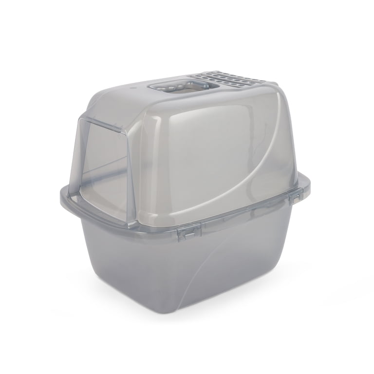 Van Ness Hooded Transculent Cat Litter Pan - Walmart.com