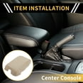 thumbnail image 2 of Unique Bargains Center Console Armrest Cover for Ford F-150 Microfiber Leather With Beige, 2 of 6