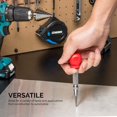 thumbnail image 1 of Perforadora central automática de 5 pulgadas, herramienta perforadora con resorte de impacto ajustable, perforadora central de acero para madera, 1 of 3