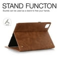 thumbnail image 3 of Dteck Case For Apple iPad Pro 11 2nd Generation (2020 Released) 11 inch, Retro Vintage Leather Wallet Smart Folio Case Stand Shockproof Protective Automatic wake/sleep Cover ,Sallow, 3 of 5