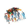 thumbnail image 1 of Figurines Peintes à la Main Positions Assorties Table de Sable Route Décor PVC Petit Décor Décoratif 20 Pcs 25e, 1 of 9