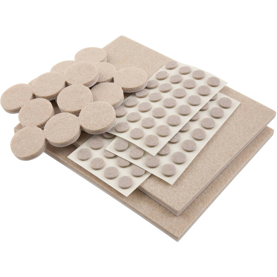 Waxman Consumer Group 4760095N Beige SoftTouch Felt Pads, Assorted