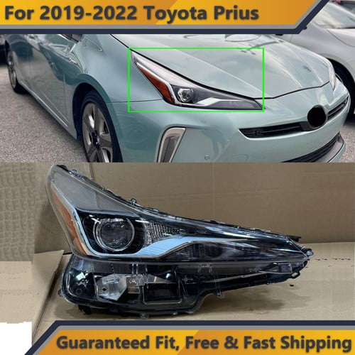 LED Headlight Assembly for 2019 2022 Toyota Prius Right Passenger Side no Fog