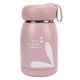 thumbnail image 2 of Taza aislante para niños, botella de agua aislada con patrón de conejo portátil de doble pared de 12oz para viajes, color rosa, 2 of 14