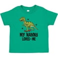 thumbnail image 3 of Inktastic My Nanny Loves Me Grandson Dinosaur Boys Toddler T-Shirt, 3 of 5