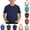 Navy, variant on Spazoro Boys T-Shirts Tee, Crew Neck 100%Cotton Short Sleeve Solid Color Casual Tops for Kids Navy Size 4