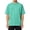 Mint Green_011, variant on Domuza Men's Acid Washed T-Shirt, Short Sleeve, Crew Neck, Vintage Distressed Solid Basic Tee Tops Purple 3XL