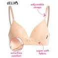 thumbnail image 2 of Girls' Training Bra - 4 Pack A-Cup Molded Wire-Free Microfiber Bralette (32A-36A), 2 of 7
