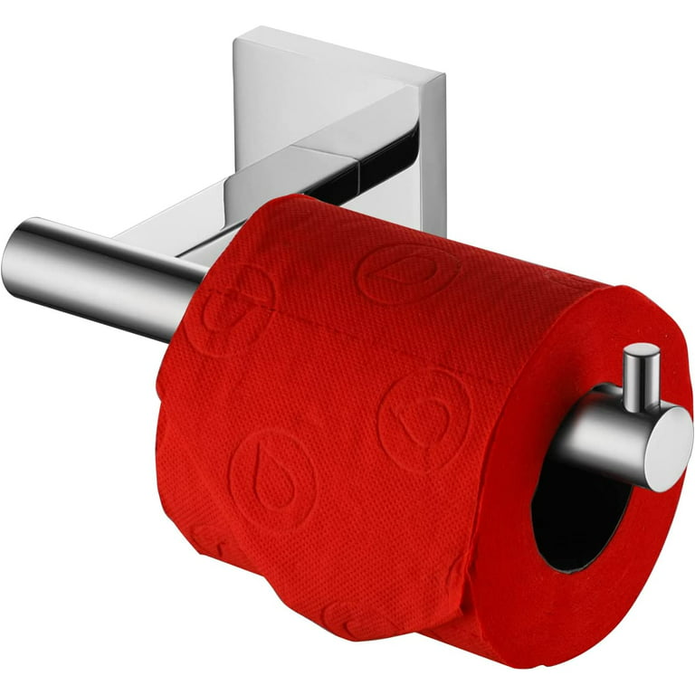 KOKOSIRI Toilet Paper Holder for Bathroom Toilet Roll Holder Hold Mega  Rolls Polished Chrome Stainless Steel B2005CH