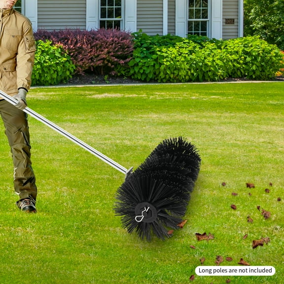 Broom Head , Roll Brush Head, Artificial Grass Brush for Driveway Garden