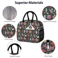 thumbnail image 4 of Lunch Bag Women,Zipper Closure Lunch Tote for Women Adult Men,Small Leakproof Mushroom Lunch Tote Office Lunch Cooler Bag for Work Office Picnic, 4 of 7