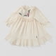 thumbnail image 5 of Odeerbi 2-8 Años Niñas Princesas Vestido Floral Cuello Moño Vestido Infantil Bordado Cuello Redondo Manga Larga, 5 of 9