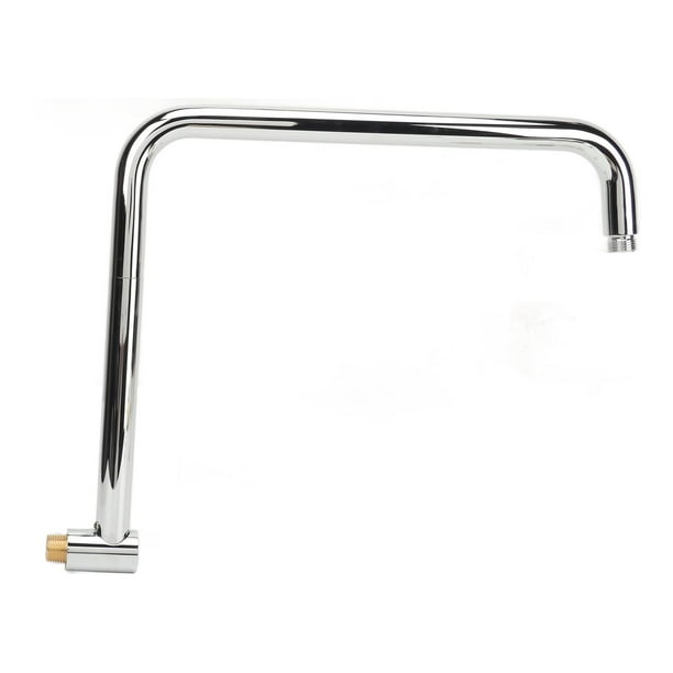 Cero Inoxidable De Acero Inoxidable De La Extensión De La Ducha De Forma De Ducha De 14 Pulgadas, Reemplazo De Tubo De Ducha De Lluvia De 360 , Tubo De Extensor Horizontal
