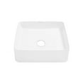 thumbnail image 2 of Concorde 15 Square Ceramic Vessel Sink, 2 of 11