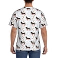 thumbnail image 2 of Rocae Dachshund Dog for Men's Moisture-Wicking Crew Tee - T-Shirt for Sports, Outdoor Activities, and Casual WearX-Large, 2 of 9