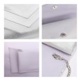 thumbnail image 3 of Bolso de noche Dasein para mujer, formal, fiesta, boda, plateado, 3 of 5