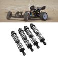 thumbnail image 1 of RC Car Damper, Rust Proof RC Front Rear Shock Absorbers  Aluminum Alloy Plastic  for 1/10 RC Car Black, 1 of 8