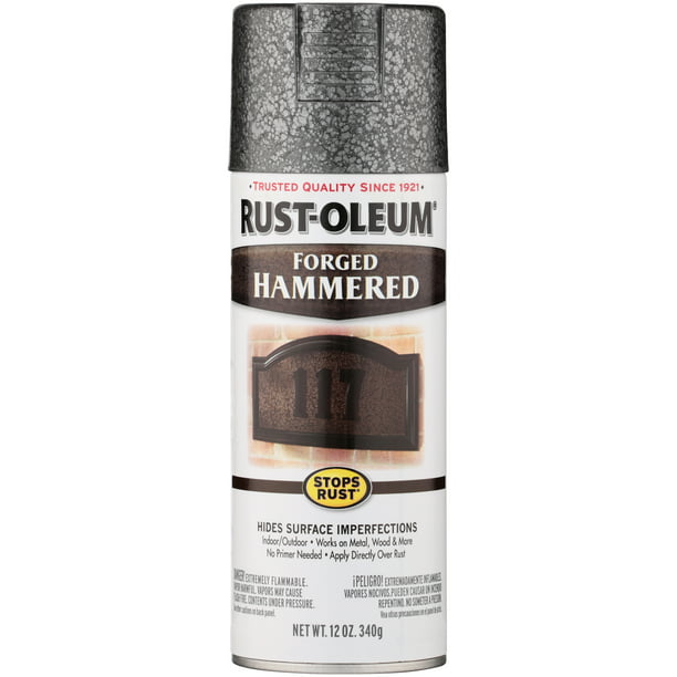 Rust Oleum Forged Hammered Antique Pewter Spray Paint 12 Oz Com - Rustoleum Forged Hammered Paint Colors