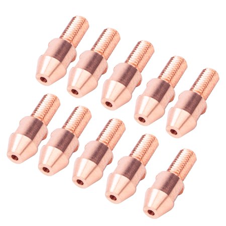 

Arc Welding Nozzle Lightweight 10Pcs Welding Contact Tips M12 For Submerged Air Welding Machinery Processing 4.0