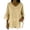 Yellow-linen shirts for women, variant on Hilenly 3/4 Bell Sleeve Tops for Women Side Button Cotton Linen Shirts V Neck Blouse