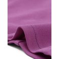 thumbnail image 5 of Cárdigans elegantes con cuello redondo y mangas 3/4 de encaje transparente para mujer Púrpura XS, 5 of 5