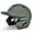 Graphite, Black, variant on HX Legend Baseball Batting Helmet, Large, Graphite, Black Trim