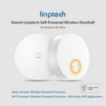 thumbnail image 2 of Timbre de la puerta Xiaomi Linptech Timbre inalámbrico autoalimentado Tono de electricidad de generación automática Sin batería Sin cable Versión básica Timbre de la puerta, 2 of 7