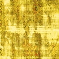 thumbnail image 1 of Ahgly Company Machine Washable Indoor Square Abstract Yellow Modern Area Rugs, 6' Square, 1 of 4