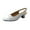 White, variant on Luciana Women's Wide Width Leather Slingback Pumps