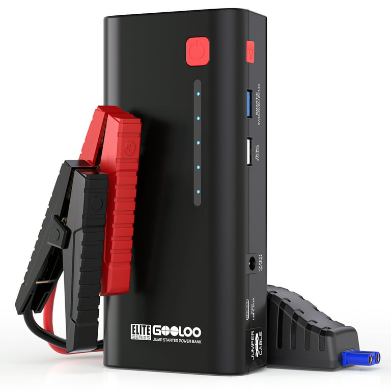 Portable Car Battery Jump Starter - 2000A Peak 18000mAh (Up to 8.0L Gas or  7.5L Diesel Engine) 12V Auto Battery Booster Portable Power Pack with