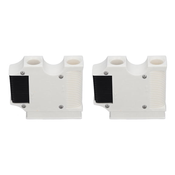 2PCS Boat Fender Hanger Crashproof Multifunctional PA Boat Rail and Cleat Fender Clip Adjustable Marine Bumper Hanger for 1/4 to 1/2 Inch Fenders Rails Up to 1 Inch
