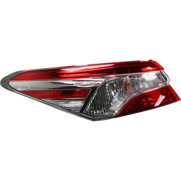 Tail Light Compatible With 2018-2020 Toyota Camry Left Driver Side, Outer With bulb(s)