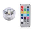 thumbnail image 1 of Battery Powered RGB Submersible LED Light IP68 Waterproof Underwater Led Light Night Lamp For Fish Tank Pond Wedding Party Light ,Easy to Install, 1 of 7