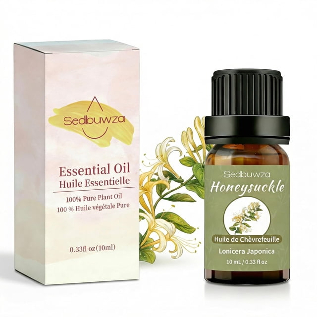 Aceite esencial Sedbuwza con fragancia de madreselva para difusor, 10 ml