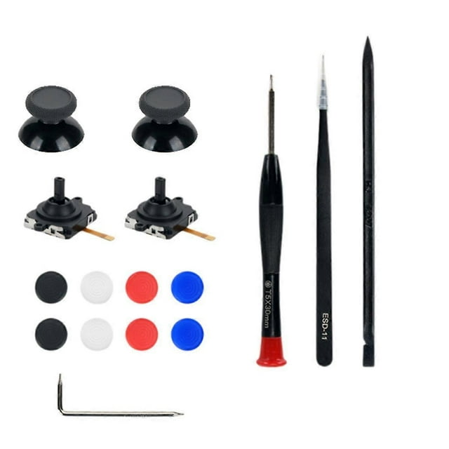 Replace for 3 VR Handle 3D Analog Joysticks Thumb Stick with Joysticks Cap&Disassembly Tool