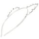 thumbnail image 3 of FELTECHELECTR Diadema de diamantes de imitación con orejas de gato para fiesta de disfraces (plateada), 3 of 5