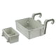 thumbnail image 2 of Cesta Almacenamiento Con Gancho para Borde Piscina Caja Almacenamiento Desechos para Exteriores Extraíble No Plegable, 2 of 9