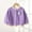 Purple, variant on Miqool Toddler Baby Boys Girls Cotton Cardigan Sweaters Coat Unisex Newborn Infant Long Sleeve Button Down Jacket Outerwear Fall Winter Clothes 3M-4Y