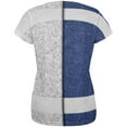 thumbnail image 2 of Fantasy Football Team Blue and White All Over Womens T Shirt Multi SM, 2 of 2