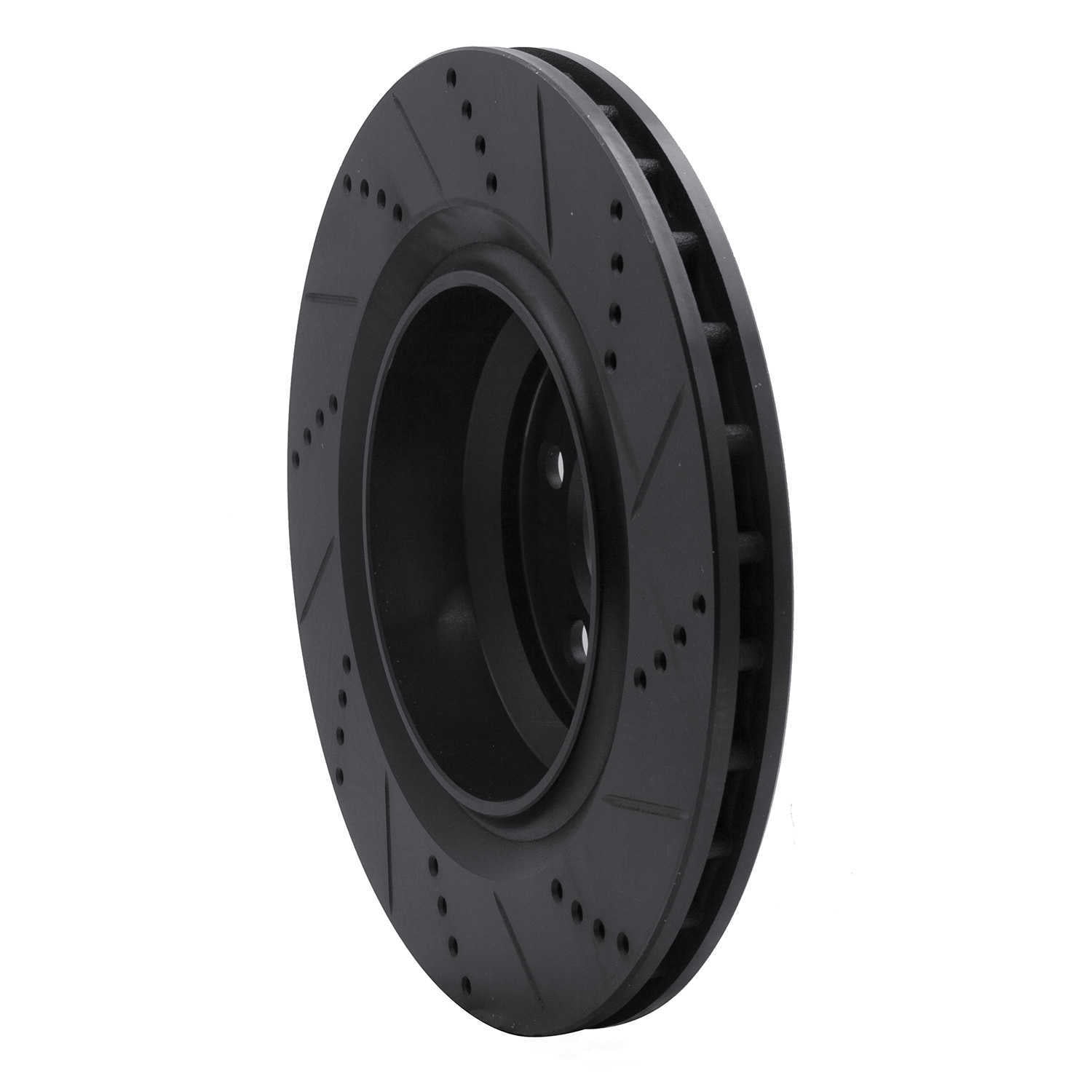 Dynamic Friction Company 633-39020L DFC Brake Rotor - Drilled And Slotted - Black