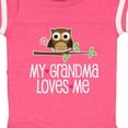thumbnail image 4 of Inktastic My Grandma Loves Me Girls Girls Baby Bodysuit, 4 of 5