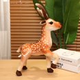 thumbnail image 4 of Sika Deer Stuffed Animals Toy,Lifelike Brown Deer Plush Toy,Imaginative Play Plush Doll Gift for Friend, 4 of 5